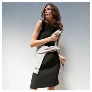 NWT MM LaFleur The Sarah 7.0 Dress Black Size 8 P333